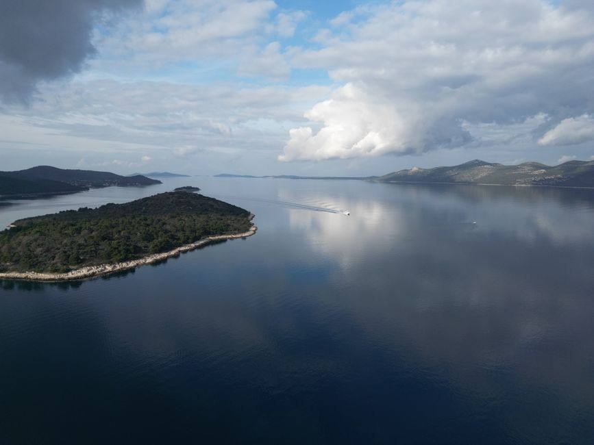 Pogled iz zraka na otoke Nacionalnog parka Kornati